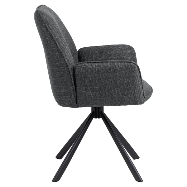 Krzesło Glenda szare ciemne Basel 19 - ACTONA